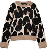 Vero Moda Leonie Trui Bruin, Zwart M Vrouw