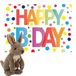 Wild Republic Kangoeroe Pluche Knuffel 20 cm met Happy Birthday Wenskaart