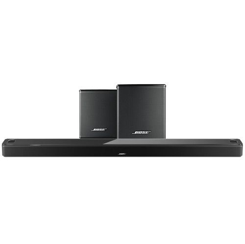 Bose Smart Ultra Soundbar Zwart + Bose Surround Speakers Zwart
