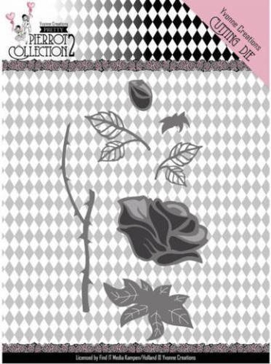 Yvonne Creations Dies - Yvonne Creations- Pretty Pierrot 2 - Rose