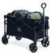 Merkloos Bolderkar Opvouwbaar 200 l 100 kg Met drankenhouder Verstelbare handgreep 64 x 30 x 18 cm opgevouwen