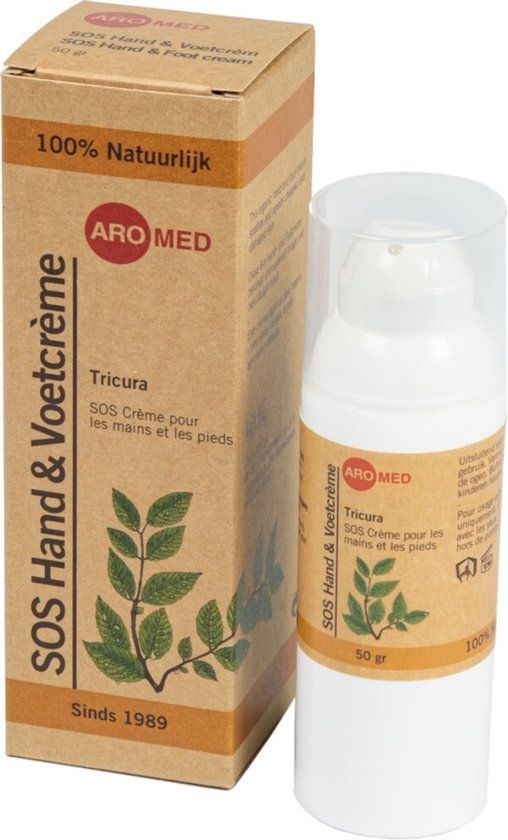 Aromed SOS Hand & Voetcrème 50 gr - Parfumvrij - Medisch hulpmiddel