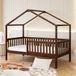 Sunny Bedhuisje - Lit maison - 90x200 cm - Brun