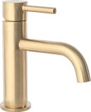 REA Lungo Gold Brush Low - Wastafelkraan - Geborsteld Goud