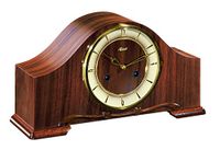 Hermle Uhrmanufaktur Tafelklok, hout, bruin, 18cm x 33cm x 10cm