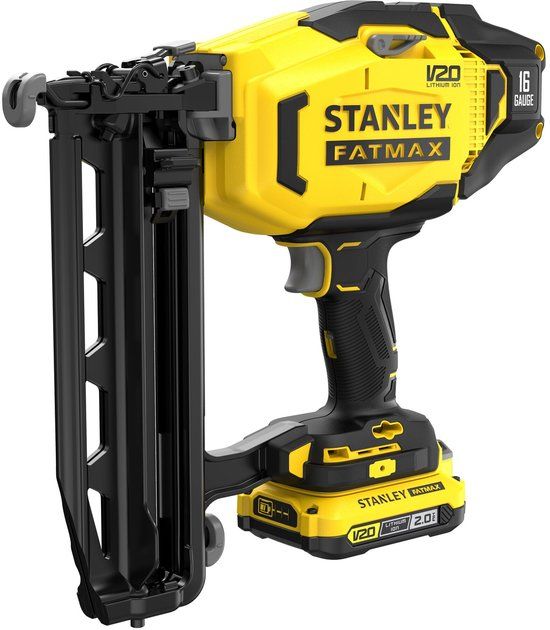 Stanley SFMCN616D2K FATMAX® V20 Accu Afwerktacker 16Ga 18V 2.0Ah in Koffer