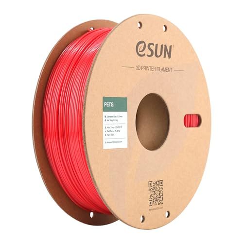 eSUN PETG Gloeidraad 1.75mm Effen Rood