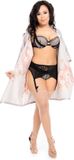 Biggi Big Suspender - Jarretelle gordel - maat 4XL (58-60) - zwart