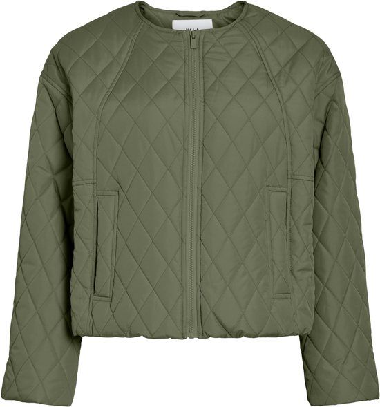 VILA Jas VITATE gewatteerd Olivine