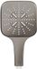 GROHE Rainshower SmartActive Cube 130 Handdouche - 3 straalsoorten - Hard Graphite Geborsteld - 26582AL0