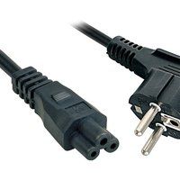 Lindy - Voedingskabel - IEC 60320 C5 naar Europlug (M) - 5 m - zwart