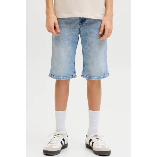 JACK & JONES JUNIOR regular denim short light blue denim