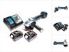 Makita DGA 519 RF accu-haakse slijper 18 V 125 mm borstelloos X-Lock + 2x accu 3,0 Ah + oplader