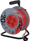 Emos Kabelhaspel H05 IP20 3x1qmm - 20m - 4 stopcontacten