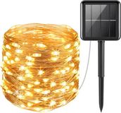 RexTech Solar lichtsnoer - Warm witte leds - 30 meter