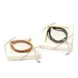 Mopec KA10 Set van 2 tweekleurige armbanden in geschenkdoos, meerkleurig, 10 x 2 x 10 cm, 2 stuks