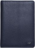 Golden Head Leren identiteitskaarthoesje Capri RFID Protect Ausweisetui 4480 Blau donkerblauw
