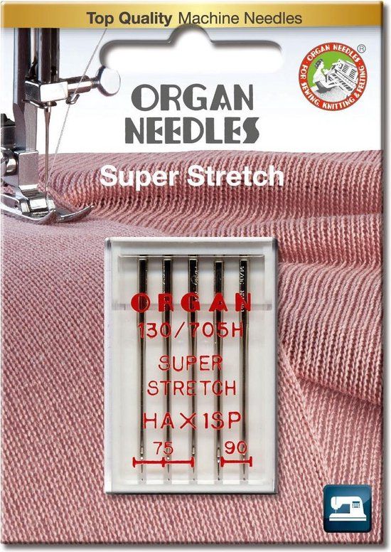 Organ Stretch Naalden - Zilver - Naaimachineaccessoire