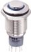 TRU COMPONENTS 701835 LAS2GQH-22ZE/B/12V/N/P Interrupteur poussoir résistant au vandalisme 250 V/AC 3 A 2x on/on Continu Bleu