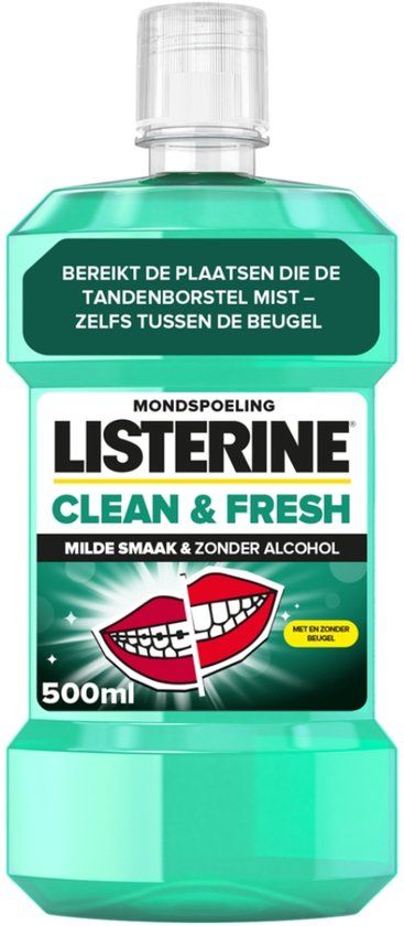 Listerine Clean & Fresh Mondspoeling - Zonder Alcohol - 500 ml