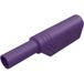 Hirschmann Test & Measurement LAS S WS Fiche de sécurité à lamelles Fiche, droite Ø broche : 4 mm Violet 1 pièce