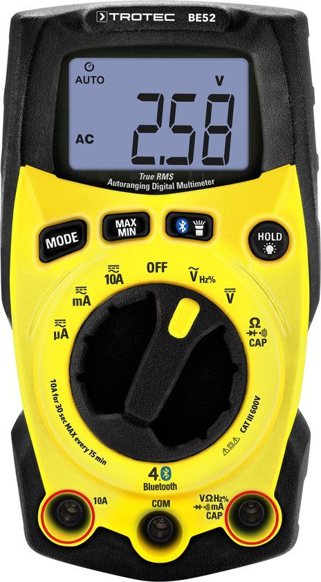 TROTEC Digitale true-RMS multimeter BE52
