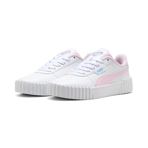 PUMA Carina 3.0 Jelly Heaven JR Sneaker, wit-parel roze, 5 UK