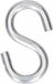 Sans marque Crochets de suspension - 40x - Fer - Crochets en S - Argent