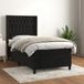 Maison Exclusive - Boxspringbed met matras, noir, 90x190 cm, velours