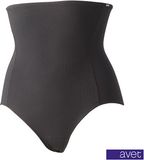 Avet Corrigerende hoge slip dames - Buik correctie - Hoge shapewear brief - Zwart / S