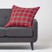 Homescapes Edward Red Tartan housse de coussin 60 x 60 cm