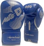 Montana Falcon Gants de boxe 14 oz Cuir artificiel Unisexe Adultes Bleu