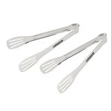 FMprofessional 2 sandwich-/koektang, roestvrij staal, zilver, 50 x 50 x 20 cm, 2 stuks