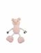 LOVE Bol Hondenspeelgoed Roze – Pluche Varken met Touw en Piep – 30 cm