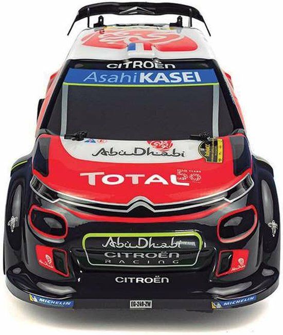 Ninco Citroën C3 WRC Politieauto - 1:10 RC Auto - Rood - 2.4 GHz - 20 km/h