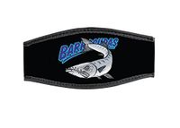 Best Divers IN/BRC-DV neopreenmasker met dubbele klittenband Barracuda Nieuw