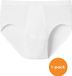SCHIESSER Original Classics sportslip (1-pack) - Doppelripp met gulp - wit