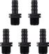 Holland Connections Set van 5 Rechte Druppelslang Verbindingen DN16 naar 1/2 Inch Schroefdraad voor Tuinirrigatie
