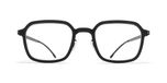 Mykita Rowan Lunettes De Vue Unisexe Noir Géométrique 51mm