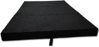 ODOL-PLUSZ Opvouwbaar logeermatras 200 x 80 x 10 cm – comfortabel reismatras voor gasten – inklapbaar, zwart