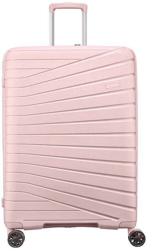Travelbags The Vibe 4-wiel Trolley 75 cm - Uitbreidbaar 110/125 liter - 75x50x33 cm - roze