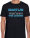 Bellatio Decorations Shoppartners Bv Martijn Voornaam cadeau - The man, The myth the legend - Zwart - Heren - Maat S