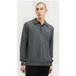 AllSaints Kilburn Ls Polo Carter Gris Taille : XXL