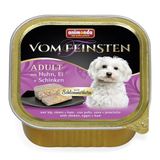Animonda vom Feinsten voer voor volwassenen honden, slemmers met kip, ei + ham, 22 x 150 g