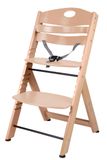 BabyGo 5801 Kinderstoel - Houten Kinderstoel met 3-punts Veiligheidsharnas - Unisex
