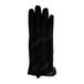 PIECES leren handschoenen Nellie zwart