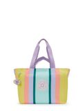 KIPLING Shopper 'NAOMI' lichtblauw / spar / neongroen / pastellila