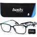 Lunettes de lecture Bads Noir et Bleu +1.0 1 pièce