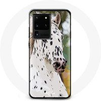 Maniacase Etui voor Samsung Galaxy S20 Ultra Appaloosa wit paard