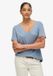 Superdry Studios Slub T-shirt met Borduursel Dames Tidal Blue